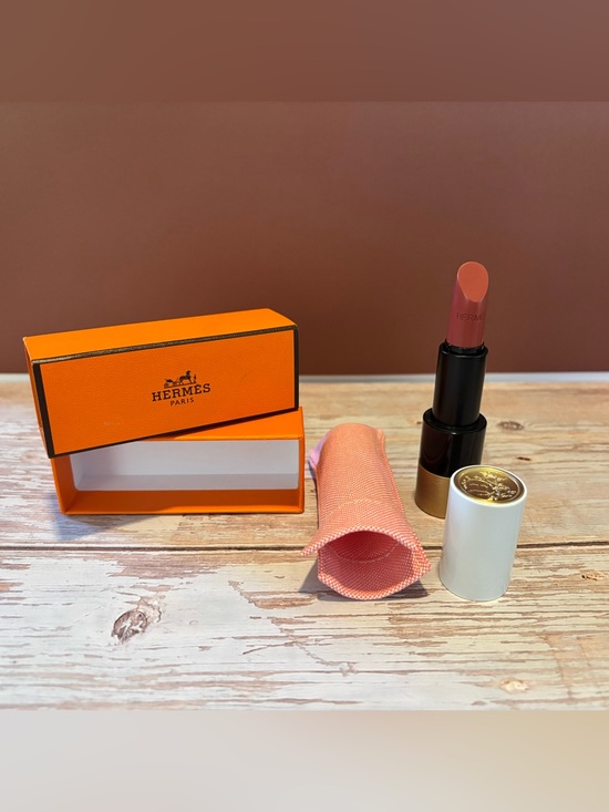 Hermes Other - New Rouge Hermes Satin Lipstick #21 Rose Epice